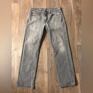 Levi 501 Jeans Mens 30 Waist 30 Long Grey